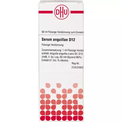 SERUM ANGUILLAE D 12 Diluizione, 50 ml