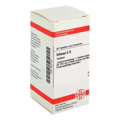 SILICEA C 6 compresse, 80 pz