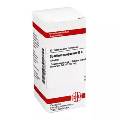 SPARTIUM SCOPARIUM D 6 compresse, 80 pz SPARTIUM SCOPARIUM D 6 compresse, 80 pz