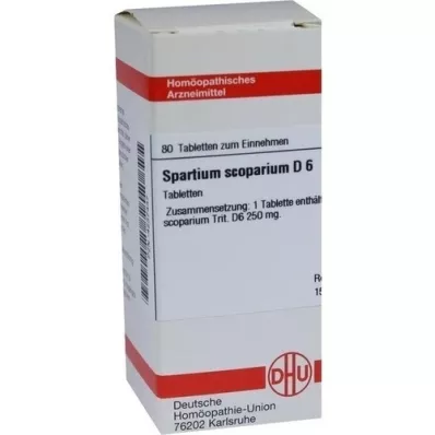 SPARTIUM SCOPARIUM D 6 compresse, 80 pz