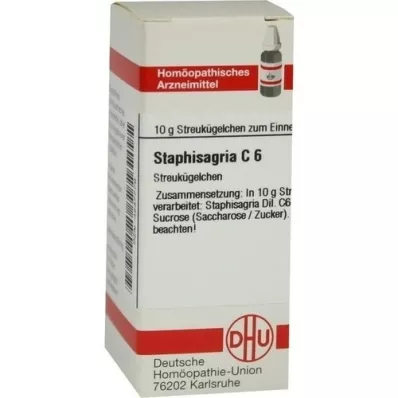 STAPHISAGRIA C 6 globuli, 10 g