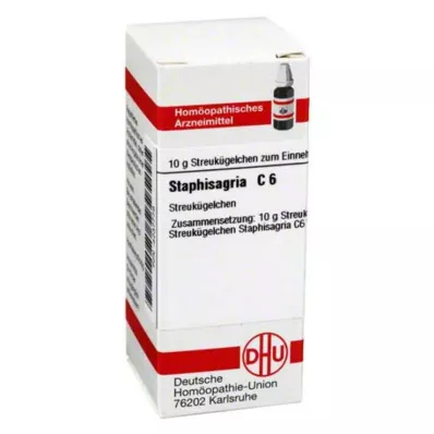 STAPHISAGRIA C 6 globuli, 10 g