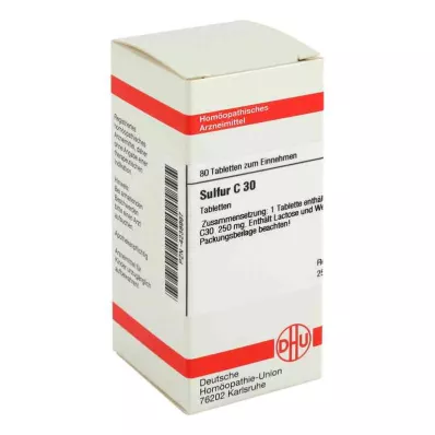 SULFUR C 30 compresse, 80 pz