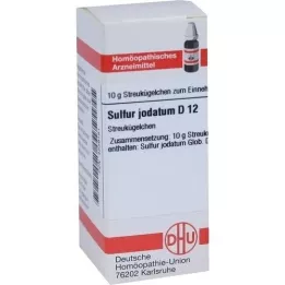 SULFUR JODATUM D 12 globuli, 10 g