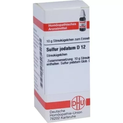 SULFUR JODATUM D 12 globuli, 10 g