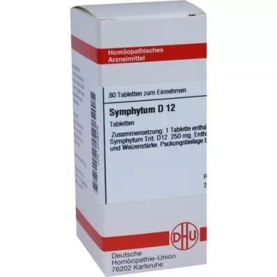 SYMPHYTUM D 12 compresse, 80 pz