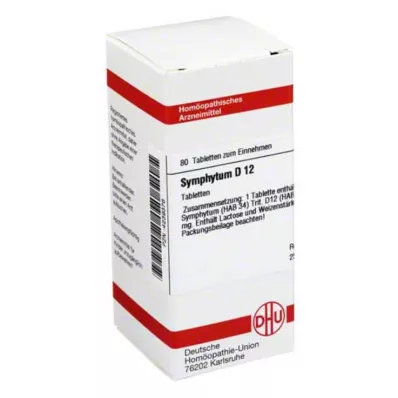 DHU Symphytum D 12 compresse, 80 pz DHU Symphytum D 12 compresse, 80 pz
