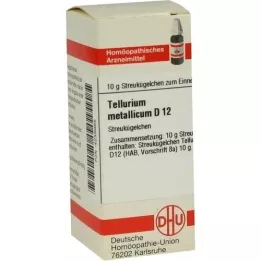 TELLURIUM metallicum D 12 globuli, 10 g