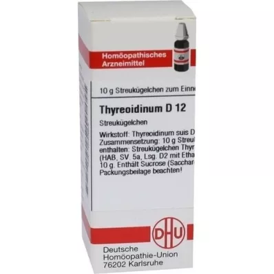 THYREOIDINUM D 12 globuli, 10 g