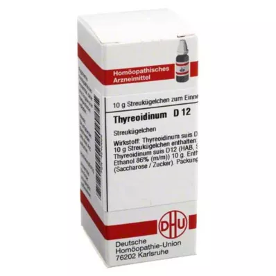 THYREOIDINUM D 12 globuli, 10 g THYREOIDINUM D 12 globuli, 10 g