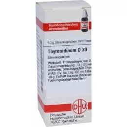 THYREOIDINUM D 30 globuli, 10 g