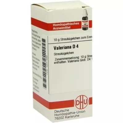 VALERIANA D 4 globuli, 10 g