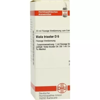 VIOLA TRICOLOR D 6 Diluizione, 20 ml