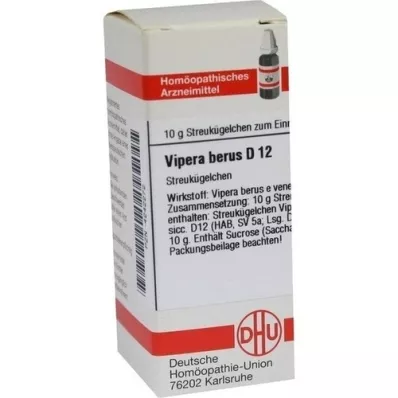 VIPERA BERUS D 12 globuli, 10 g