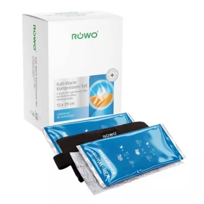 RÖWO Impacco freddo-caldo con benda in velcro 2 pz, 1 p