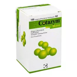 COTAZYM 20.000 pellet in capsule rivestite con enterici, 100 pz