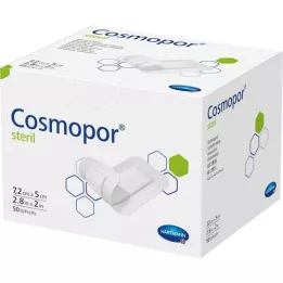 COSMOPOR medicazione sterile per ferite 5x7,2 cm, 50 pz