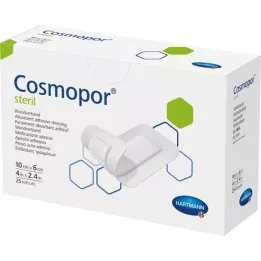 COSMOPOR medicazione sterile per ferite 6x10 cm, 25 pz