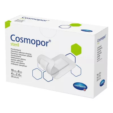 COSMOPOR medicazione sterile per ferite 6x10 cm, 25 pz