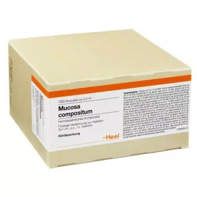 MUCOSA fiale di composito, 100 pz MUCOSA fiale di composito, 100 pz