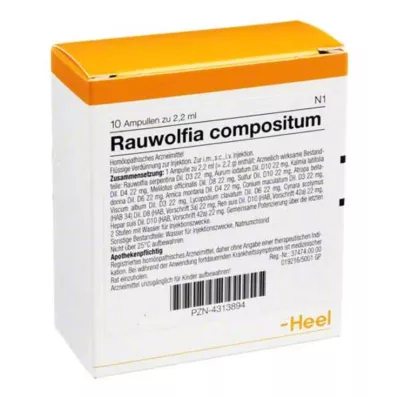 RAUWOLFIA COMPOSITUM Fiale, 10 pz RAUWOLFIA COMPOSITUM Fiale, 10 pz