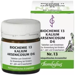 BIOCHEMIE 13 Kalium arsenicosum D 6 Compresse, 80 pz