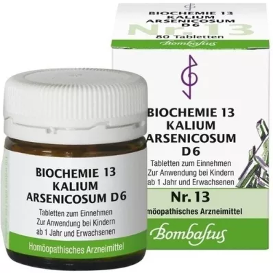 BIOCHEMIE 13 Kalium arsenicosum D 6 Compresse, 80 pz