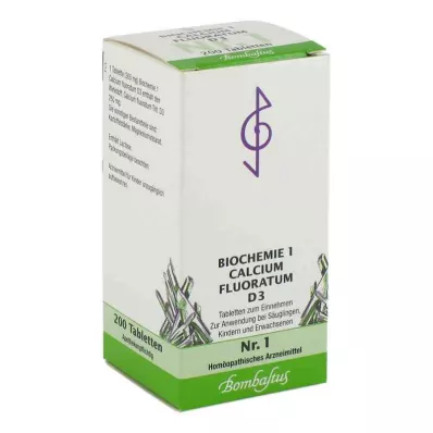 BIOCHEMIE 1 Calcium fluoratum D 3 compresse, 200 pz BIOCHEMIE 1 Calcium fluoratum D 3 compresse, 200 pz