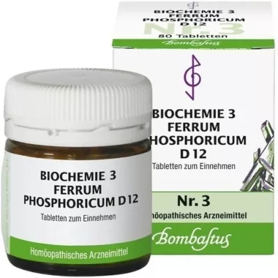 BIOCHEMIE 3 Ferrum phosphoricum D 12 compresse, 80 pz