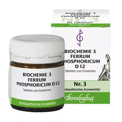 Biochimica 3 Ferrum fosforicum D 12 compresse, 80 pz