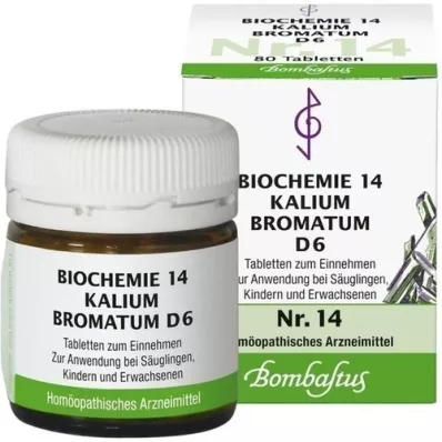 BIOCHEMIE 14 Kalium bromatum D 6 compresse, 80 pz