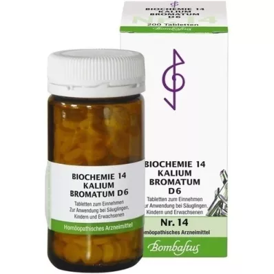 BIOCHEMIE 14 Kalium bromatum D 6 compresse, 200 pz