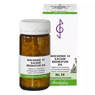 BIOCHEMIE 14 Kalium bromatum D 6 compresse, 200 pz