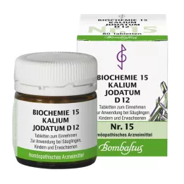 BIOCHEMIE 15 Kalium jodatum D 12 compresse, 80 pz