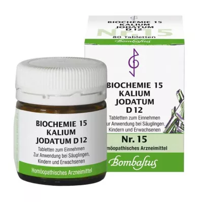 Biochimica 15 potassio jodatum D 12 compresse, 80 pz Biochimica 15 potassio jodatum D 12 compresse, 80 pz