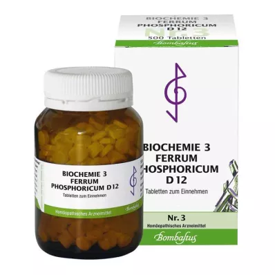 Biochimica 3 Ferrum fosforicum D 12 compresse, 500 pz Biochimica 3 Ferrum fosforicum D 12 compresse, 500 pz