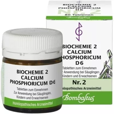 BIOCHEMIE 2 Calcio fosforico D 6 compresse, 80 pz
