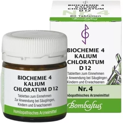 BIOCHEMIE 4 Kalium chloratum D 12 compresse, 80 pz