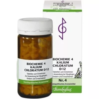BIOCHEMIE 4 Kalium chloratum D 12 compresse, 200 pz
