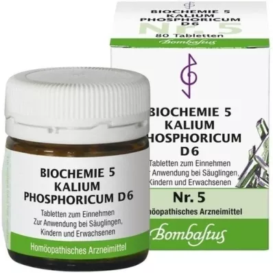 BIOCHEMIE 5 Kalium phosphoricum D 6 compresse, 80 pz