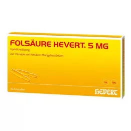 FOLSÄURE HEVERT Fiale da 5 mg, 10 pz