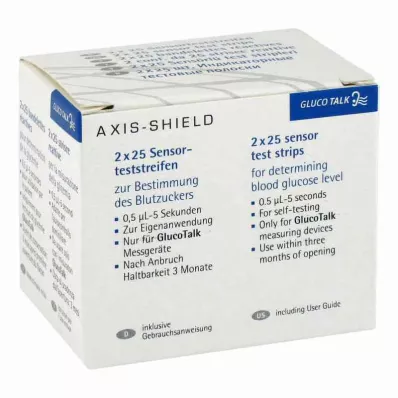 GLUCO TALK BZ-Strisce Strisce reattive, 2X25 pz