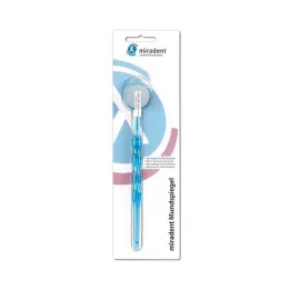 MIRADENT Specchio bocca antiappannamento blu transp., 1 pz