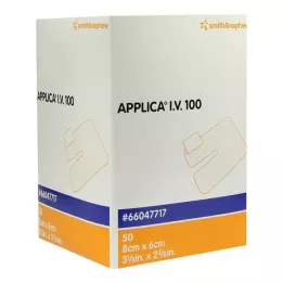 APPLICA Cerotto per cannula I.V.100 con tampone assorbente, 50 pz