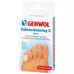 GEHWOL Anello di protezione delle dita dei piedi in gel polimerico G mini, 2 pz