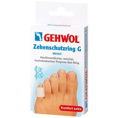 GEHWOL Anello di protezione delle dita dei piedi in gel polimerico G mini, 2 pz