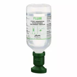 PLUM Soluzione di risciacquo oculare a base di NaCl con coppa oculare, 500 ml