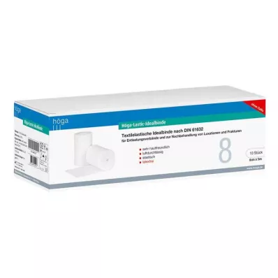 HÖGA-LASTIC Benda ideale 8 cmx5 m senza cellophane, 10 pz