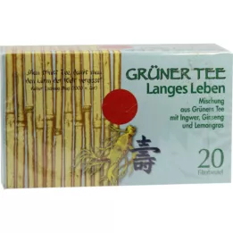 GRÜNER TEE+Zenzero+Ginseng bustine filtro, 20 pz