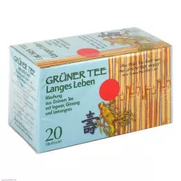 GRÜNER TEE+Zenzero+Ginseng bustine filtro, 20 pz